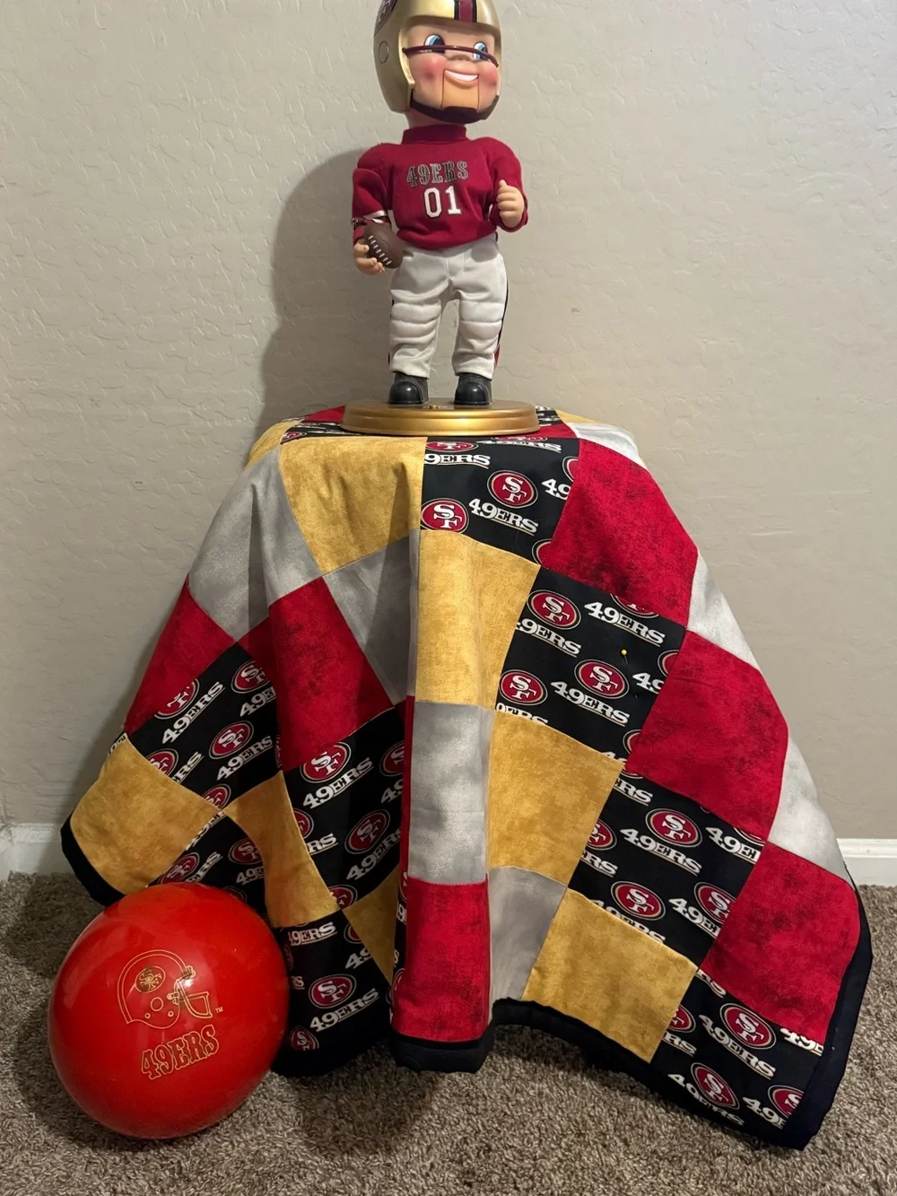 N/A football home throw